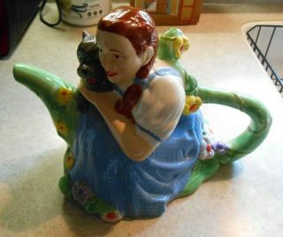 2000 Treasure Craft Dorothy Toto Wizard Of Oz Teapot