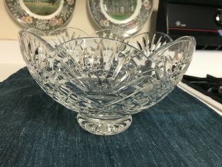 Large 9 3/4 " Waterford American Heritage Cut Crystal Centerpiece Bowl