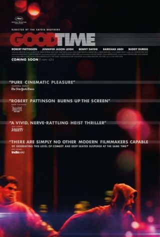Good Time 2017 Version B Movie Poster Double Sided 27x40