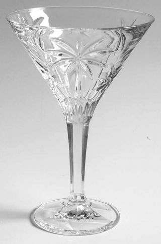 Shannon Crystal By Godinger Palm Tree Set Of 2 Martini Glasses