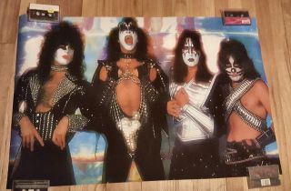 Kiss Love Gun Era Group Shot 24 X 36 Custom Poster
