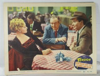 1949 Tension Movie Lobby Card Audrey Totter Richard Basehart