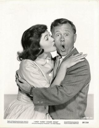 Mickey Rooney Patricia Breslin Andy Hardy Comes Home Orig Mgm Portrait Still