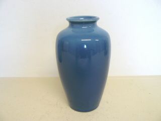 Vintage 1956 Shaded Blue Rookwood Vase W.  E.  Bahl 50th Anniversary