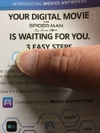 Spider - Man Far From Home,  Digital Code Only,  From 4k Blu - Ray
