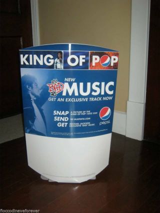 Michael Jackson Bad Anniversary Pepsi 3 Promo Official Standees