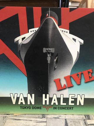 Van Halen Tokyo Dome In Concert Record Store Foam Core Poster Promo 23.  5x 24