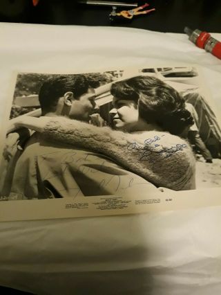 Annette Funicello And Frankie Avalon Autograph Picture
