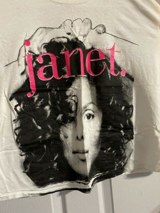 Vintage Janet Jackson Concert T - Shirt 1994 Xl Short
