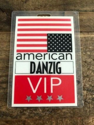 Danzig - Danzig Iv Vip Tour Pass - American Recordings - Rare