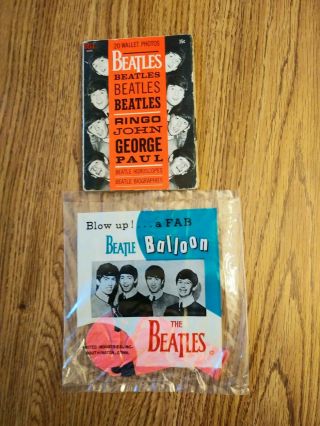 The Beatles 1964 Usa Memorabilia In Cond ‘balloon,