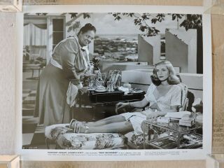Lizabeth Scott With Ruby Dandridge Leggy Film - Noir Photo 1947 Dead Reckoning