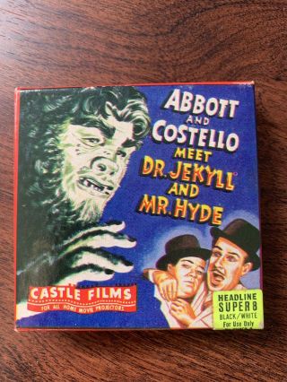 Abbott And Costello Meet Dr Jekyll And Mr Hyde 8mm Castle Films Black & White
