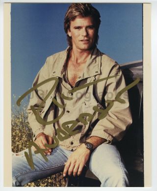 Richard Dean Anderson - Actor: " Macgyver,  " Tv Series - Signed 8x10 Photograph