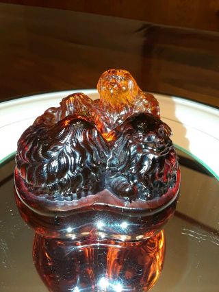 Tittot Glass Sculpture Signed And Datedabout 3 Inch X 3 Inch