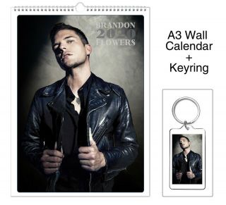 Brandon Flowers The Killers 2020 Wall Holiday Calendar,  Keyring