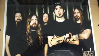 Lamb Of God Certified Autographed Picture And A Concert Poster Signed By Artist