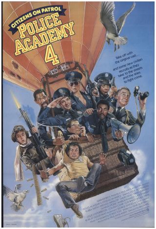 Police Academy 4: Citizens On Patrol 1987 27x40 Orig Movie Poster Fff - 70801