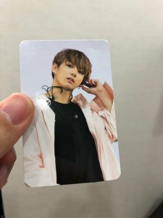 Bts 2017 The Wings Tour Dvd Official Photo Card Jungkook (defect)
