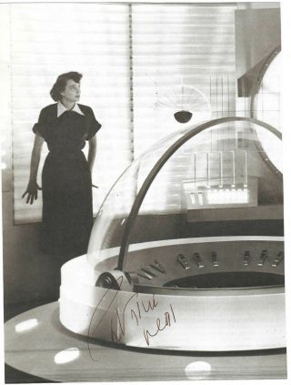 Patricia Neal Signed Book Photo The Day The Earth Stood Still Autographed