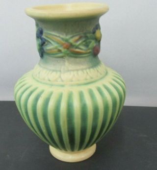 Roseville Pottery Corinthian 1923 No Mark 6 3/8 " Tall Vase