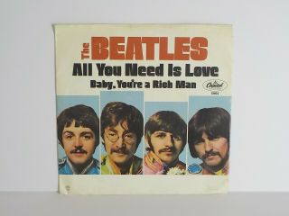 The Beatles Capitol 45 All You Need Is Love / Baby You 