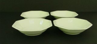 Johnson Brothers Heritage White 4 Fruit Dessert Bowls Ironstone Made In England
