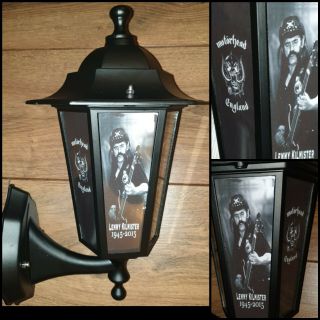 Motorhead Lemmy Kilmister Lantern Motorhead England Wall Light Warhog Led Light