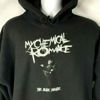 My Chemical Romance The Black Parade 2006 Hoodie Sweatshirt Xl Skeleton Marching