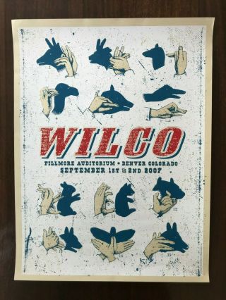 Wilco - Rare - Concert Poster - Denver