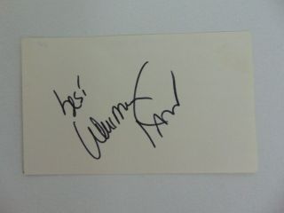 " The Greatest American Hero " William Katt Signed 3x5 Card Autograph World
