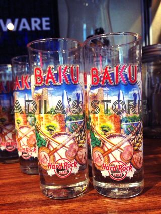 Hard Rock Cafe Baku National Shot Glass