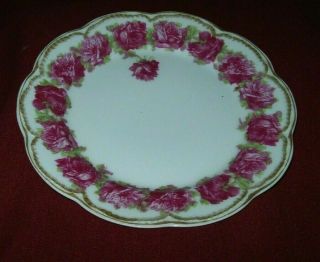 Lovely Haviland Drop Rose Bread/dessert Plate - 6 1/8 Inches -