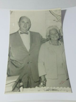 Rare Elvis Photo Col Tom Parker And Wife 1966 Gene Smith 5x7