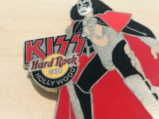RARE HARD ROCK CAFE HOLLYWOOD ACE GENE SIMMONS KISS Collectible PIN Hologram 2