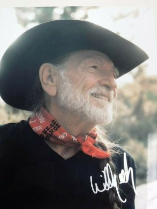 Willie Nelson Signed Photo