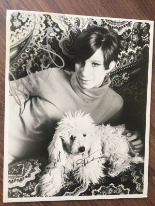 Barbra Streisand Autographed Photo Standee