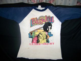 Billy Joel Concert T - Shirt Purchased At Show 04/14/79 One Owner