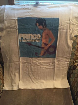 Prince A Celebration 2001 T - Shirt Authentic Rare