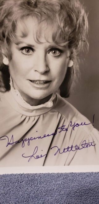 Lois Nettleton Actress Hand Signed 8x10 Autographed fan Photo w 2