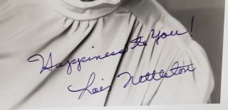 Lois Nettleton Actress Hand Signed 8x10 Autographed fan Photo w 3