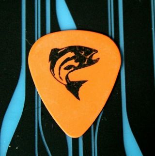 Green Day // Billie Joe Armstrong Tour Guitar Pick // Orange/black Fish