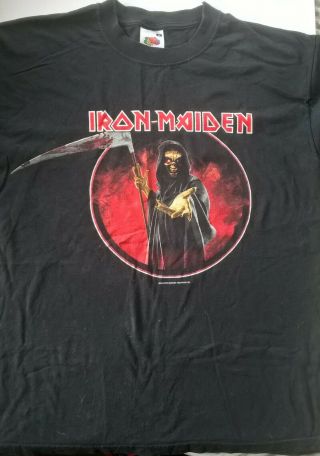 Rare Deleted Iron Maiden Long Sleeve T - Shirt
