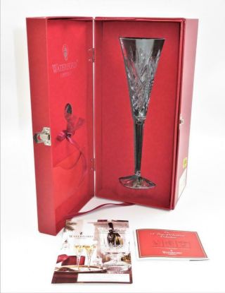 Waterford Crystal 12 Days Of Christmas Champagne Flute Mib Turtledove Alana 1ste