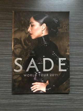 Sade 2011 Sade Live World Tour Concert Program Book / Booklet / Nmt 2