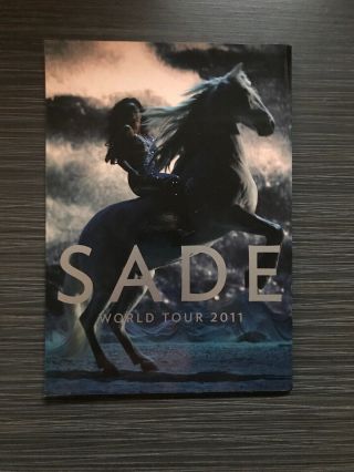 SADE 2011 SADE LIVE WORLD TOUR CONCERT PROGRAM BOOK / BOOKLET / NMT 2 3