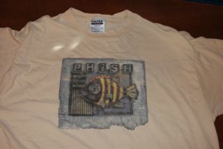 Vtg Vintage Phish Shirt 1995 XL Shirt 2 Sided Multimedia Art Joe Elrod? 2