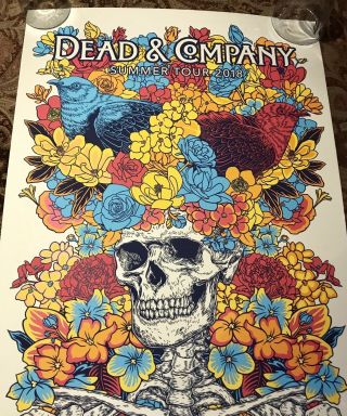 2018 Dead And Company Summer Tour Vip Poster