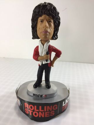 The Rolling Stones Mick Jagger Licks Tour Bobble Head Doll