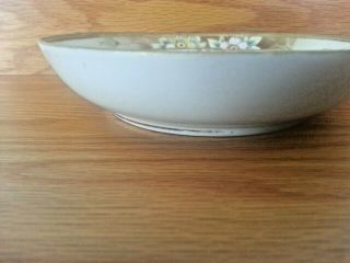 VERY RARE ANTIQUE NORITAKE 1891 MAPLE LEAF NIPPON HAND PAINTED MORIAGE DISH. 3